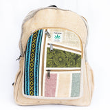 Hemp Backpack from Nepal Sustainable School and College Shoulder Bag