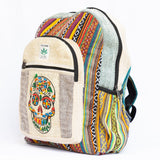 Mini Handmade Hemp Backpack from Nepal  Sustainable School and College Shoulder Bag