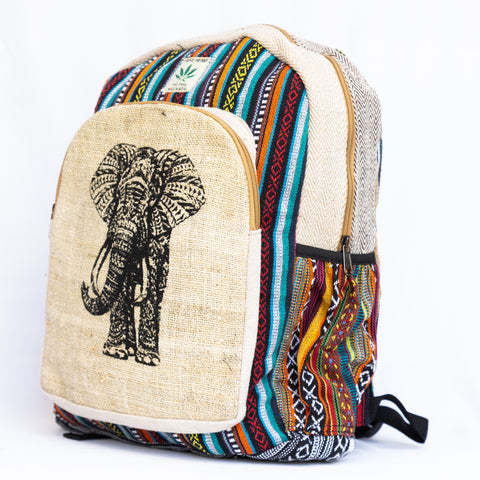 Eco-Conscious Premium Hemp Backpack for Men and Women