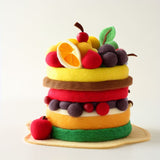 Add Whimsy to Your Decor with Felt Fruit Cake