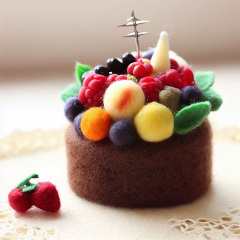 Imaginative Playtime with Our Felt Fruit Cake