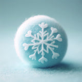 Snow Crystal Needle Felt Snow Flake Balls