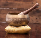 Brown Chakra Tibetan Singing Bowl With Soothing Sound - Best Himalaya