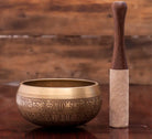 Brown Chakra Tibetan Singing Bowl With Soothing Sound - Best Himalaya