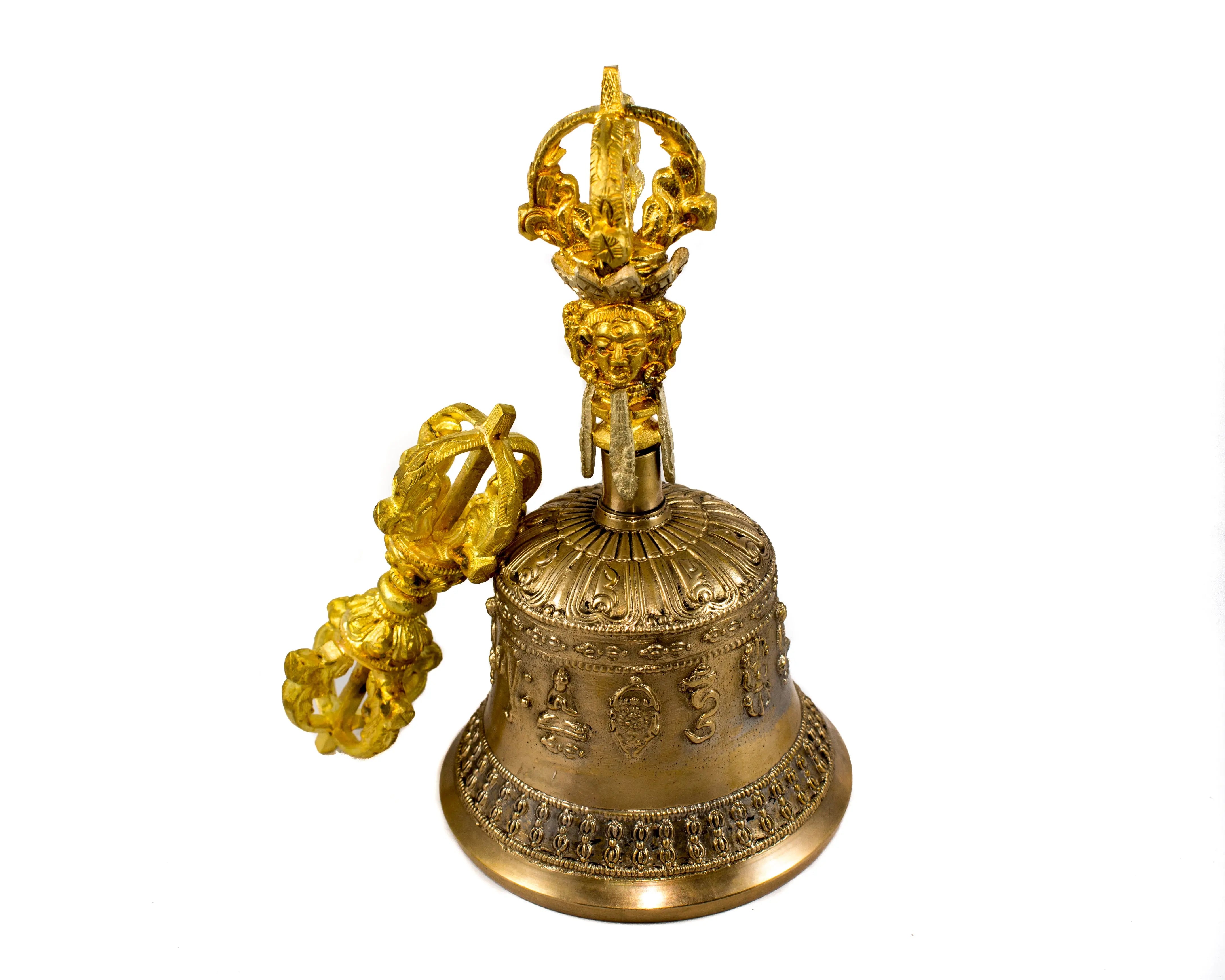 Buddha craft Tibetan handmade bell and dorje set - Best HimalayaBest Himalaya