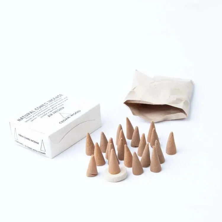 Cedar Wood Cone Incense: Long Lasting Cone Incense Best Himalaya