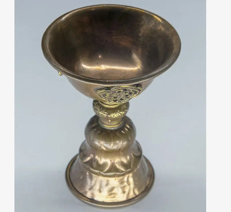 Copper tibetan symbolled incense burner - Best HimalayaBest Himalaya