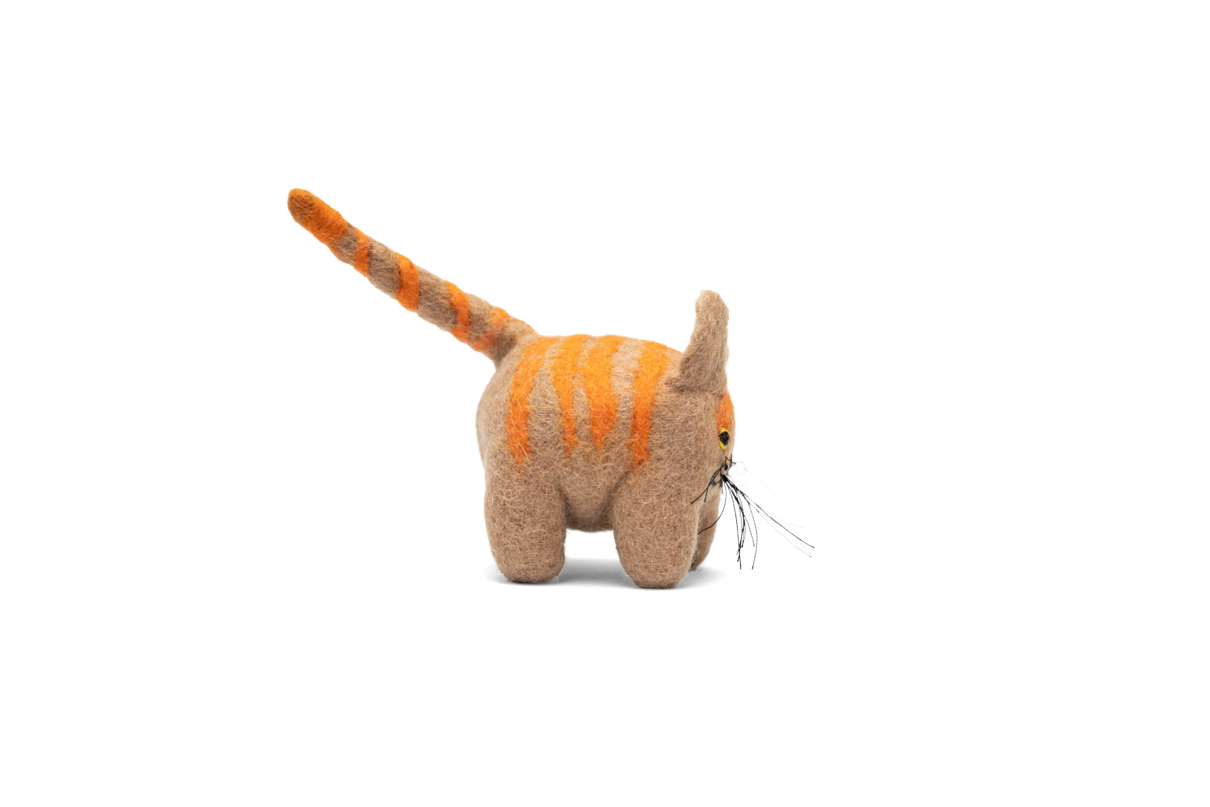 Discover Endless Fun with Our Wool Felted Cat  Animal Toy  | Safe and Engaging - Best HimalayaBest Himalaya
