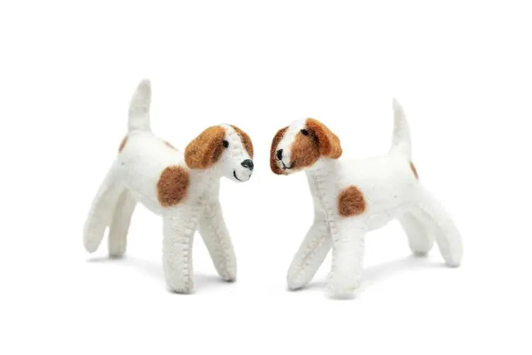 "Discover Joy with our Jack Russell Terrier Dog Felt Toy - Handcrafted Cuteness - Retail" Best Himalaya