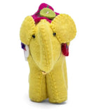 Discover Joy: Felt Elephant Toys yellow  for Imaginative Play Best Himalaya