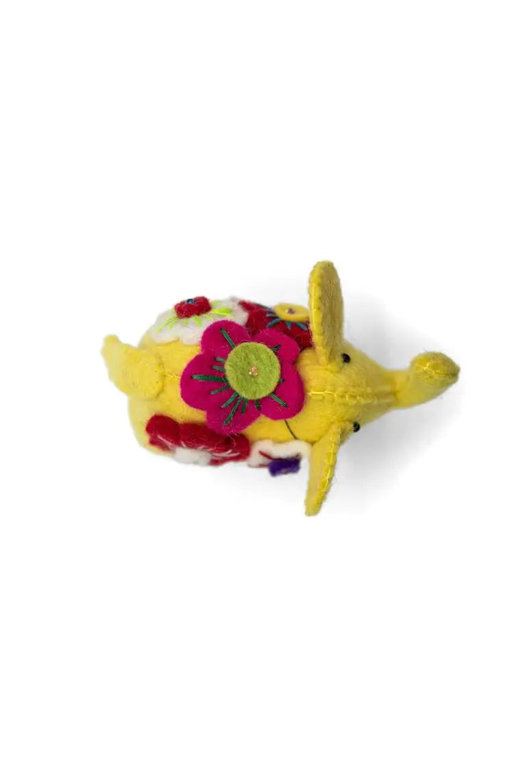 Discover Joy: Felt Elephant Toys yellow  for Imaginative Play Best Himalaya