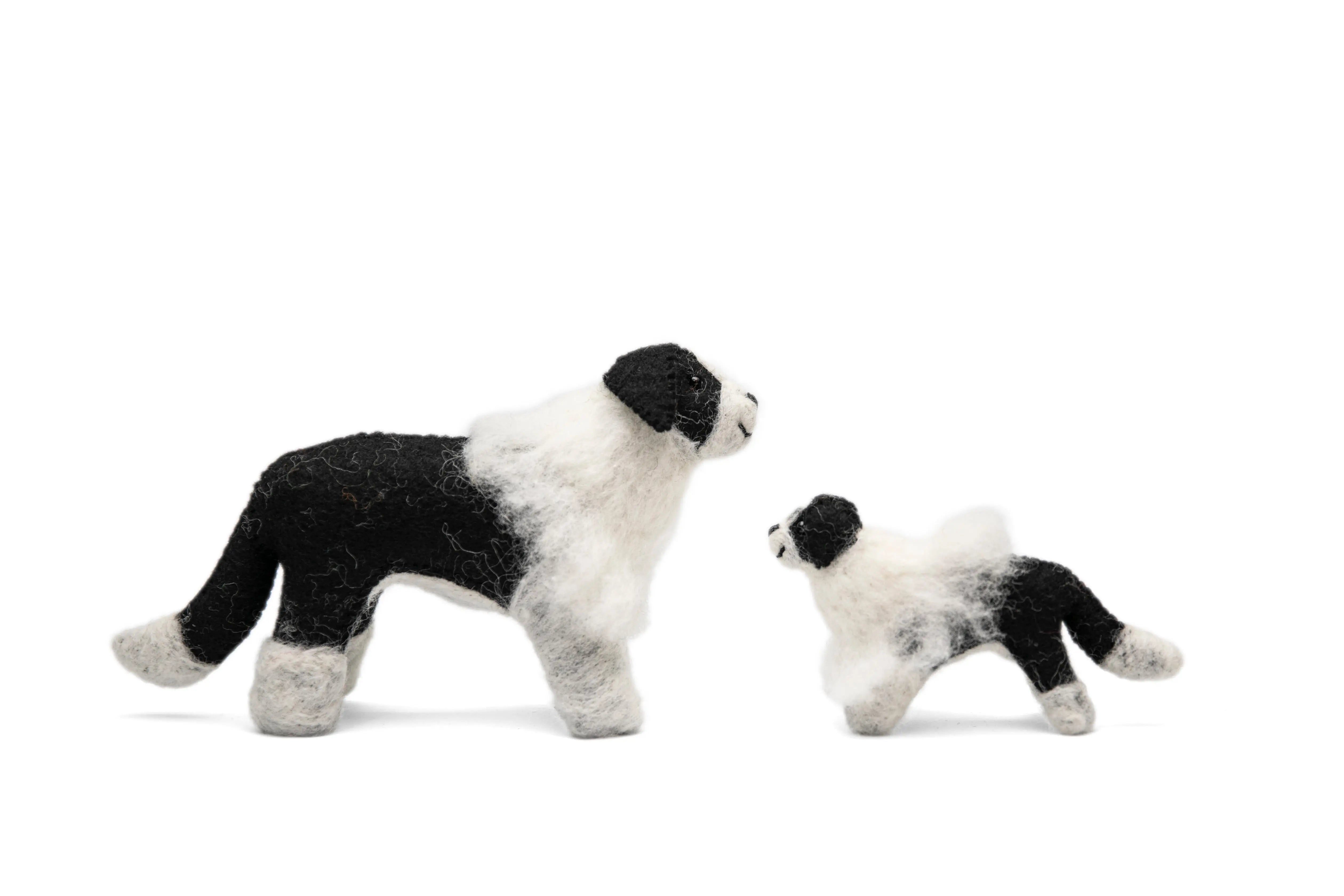 Discover Playful Bliss with Our Needle Felt Toy Landseer dog - Perfect Gift! Best Himalaya
