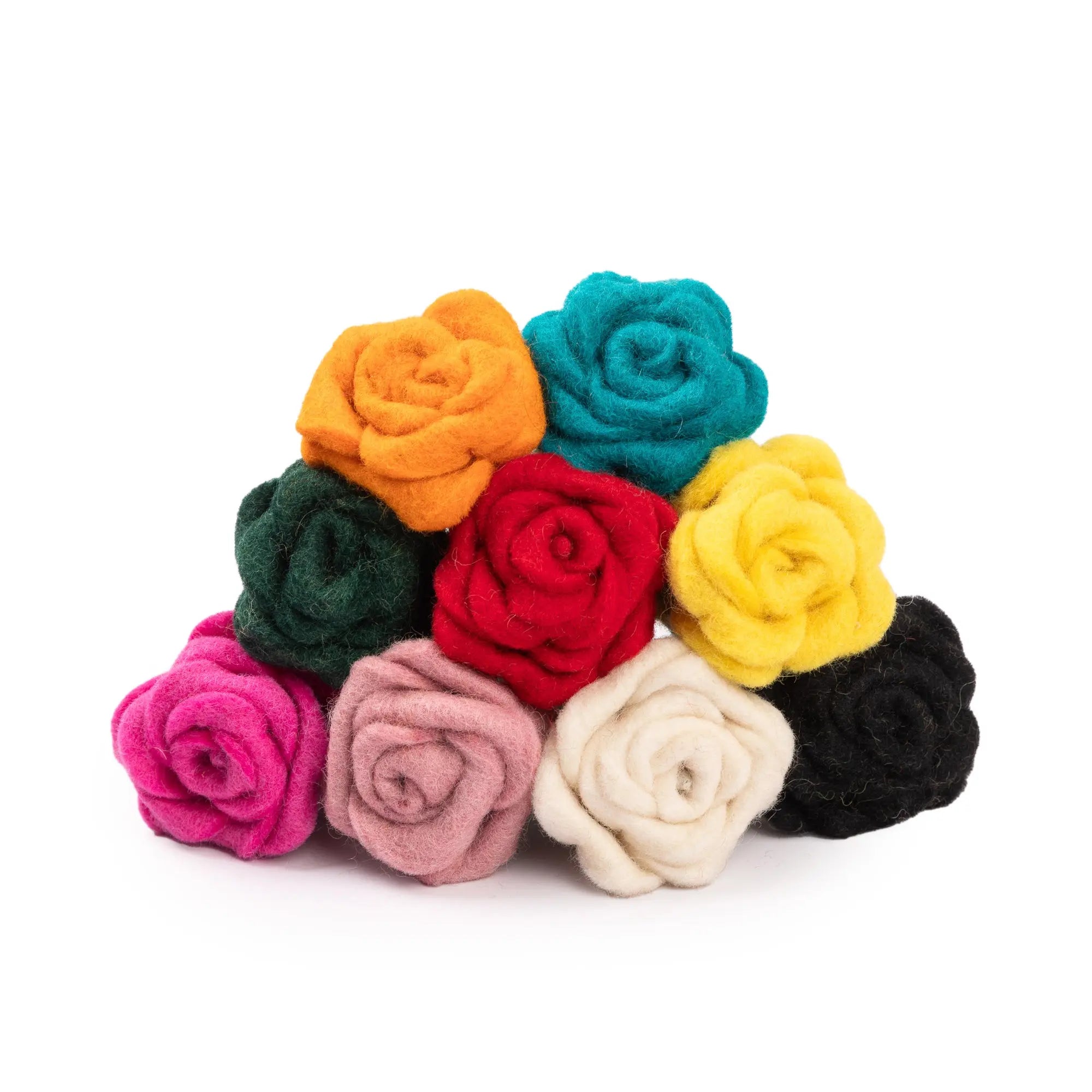 Everlasting Felted Rose Bouquet – Handcrafted Valentine’s Day Gift for Her | Romantic Keepsake, Forever Blooming, Timeless Wool Felt Bouquet Best Himalaya
