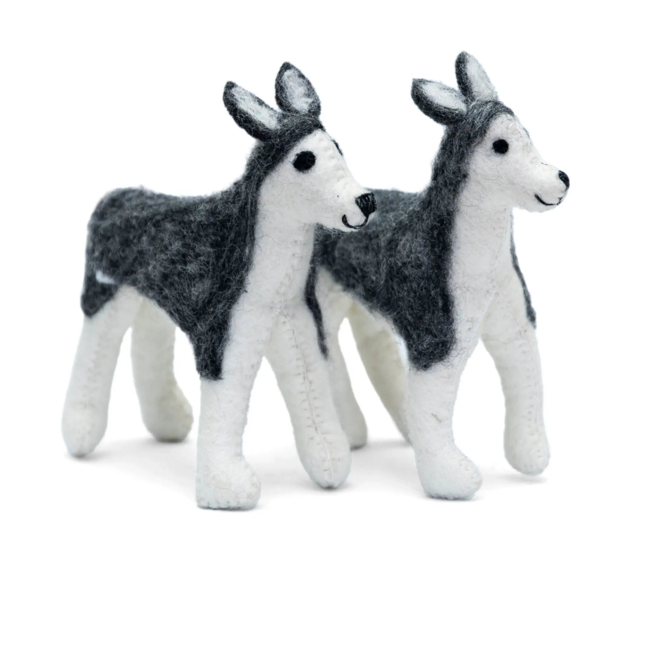 Experience Lifelike Elegance with Our Felt Toy Siberian Husky - Perfect Decor Companion - Best HimalayaBest Himalaya