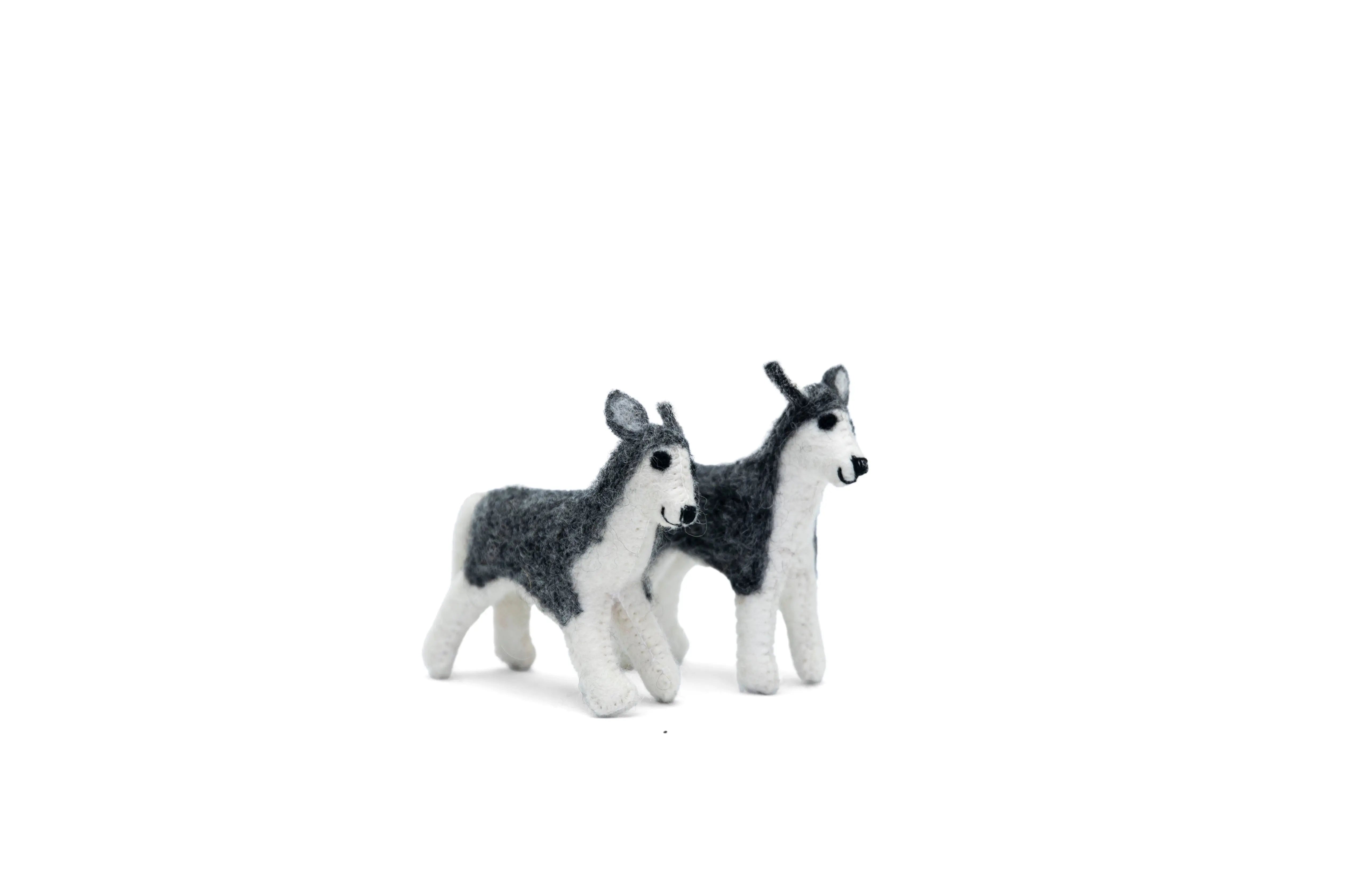 Experience Lifelike Elegance with Our Felt Toy Siberian Husky - Perfect Decor Companion - Best HimalayaBest Himalaya