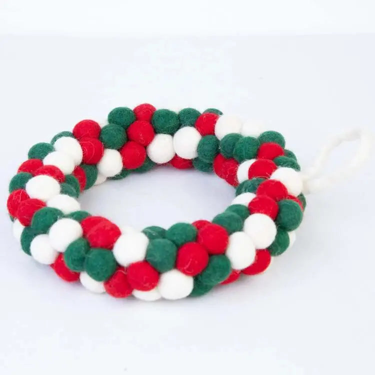 Felt Ball Wreath: Elevate Your Decor with Whimsical Charm Best Himalaya