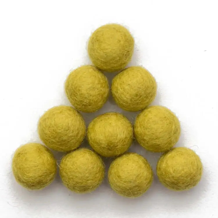 Felt Balls 2 cm Handmade in Nepal Best Himalaya