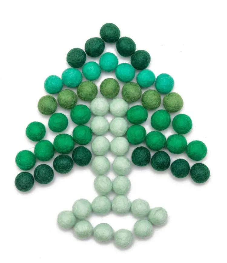 Felt Balls  Garland Pattern creation Best Himalaya
