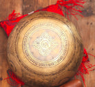 Fire & Mantra Carved Pillow Set Singing Bowl - Best HimalayaBest Himalaya