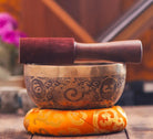 Fire and Mantra Etched Singing Bowl - Best Himalaya