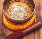 Fire and Mantra Etched Singing Bowl - Best Himalaya