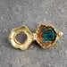 Gold plated Tibetan Ghau Pendant  Precious stone embeded BestHimalya