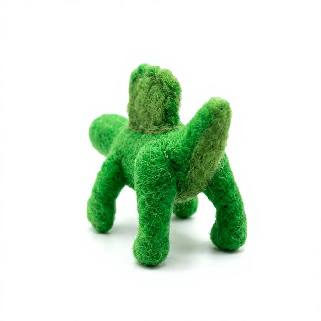 Felt Wool Dinosaur Christmas Ornament Small Wall Hanging Cartoon Animal Indoor Decor – view 4