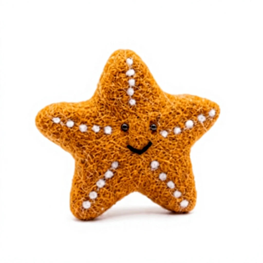 Felt Wool Starfish Ornament Cute Ocean Animal Decor Indoor Christmas Decoration – view 4