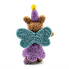 Felt Wool Bear Fairy Ornament Purple Dress Angel Christmas Tree Decoration – view 4