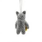 Felt Wool Cat Christmas Ornament Cartoon Animal Wall Hanging Indoor Decor – view 4