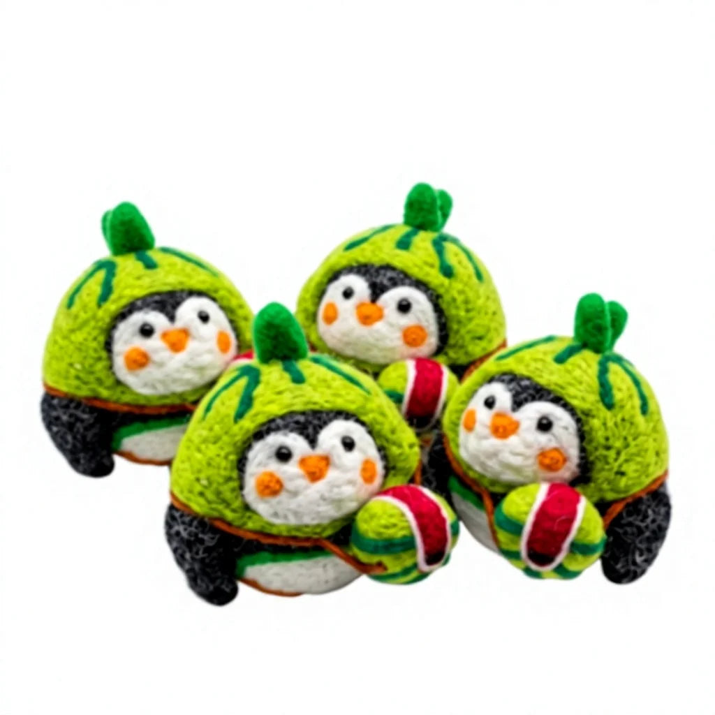 Felt Wool Penguin Christmas Decoration Wall Hanging – handmade by Best Himalaya