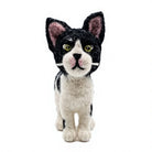 Felt Wool Black and White Cat Ornament Cartoon Animal Decoration – view 2