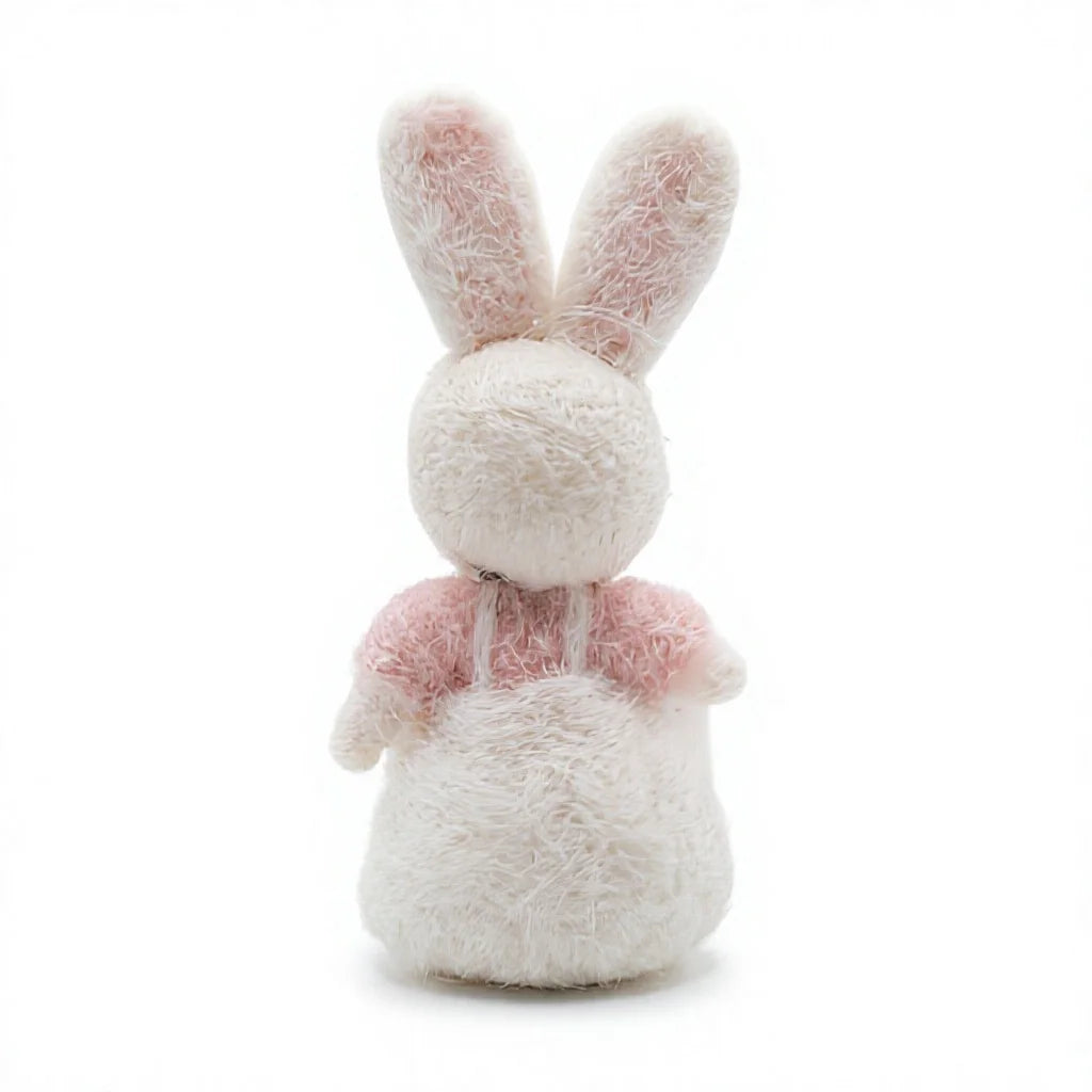 Felt Wool Christmas Meadow Scholar Bunny Artisan Hanging Ornament – view 4