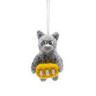 Felt Wool Cat Christmas Ornament Cartoon Animal Wall Hanging Indoor Decor – view 2