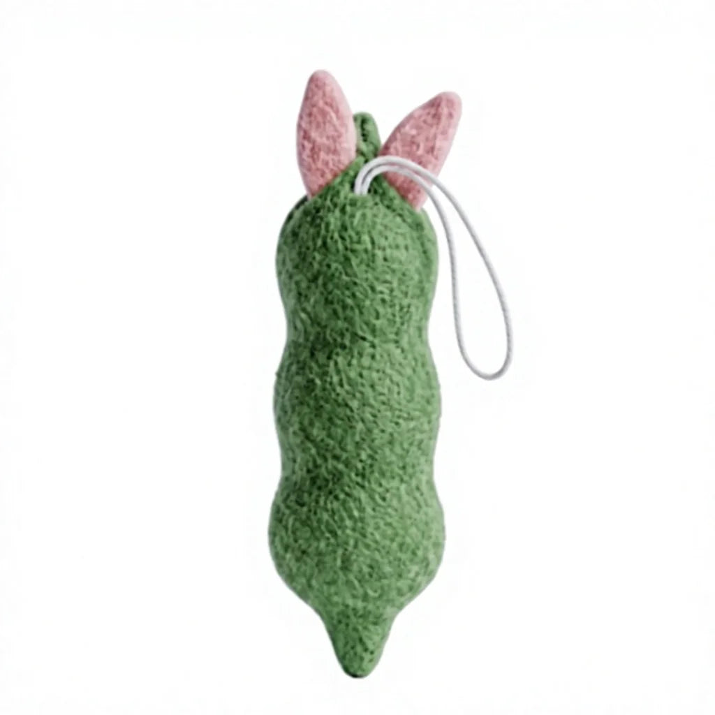 Felt Wool Pea Pod Animal Set Bunny Bear Panda Wall Hanging Christmas Decoration – view 5