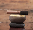 Hand Beaten Singing Bowl in Black Color Designed For Chakra Healing - Best Himalaya