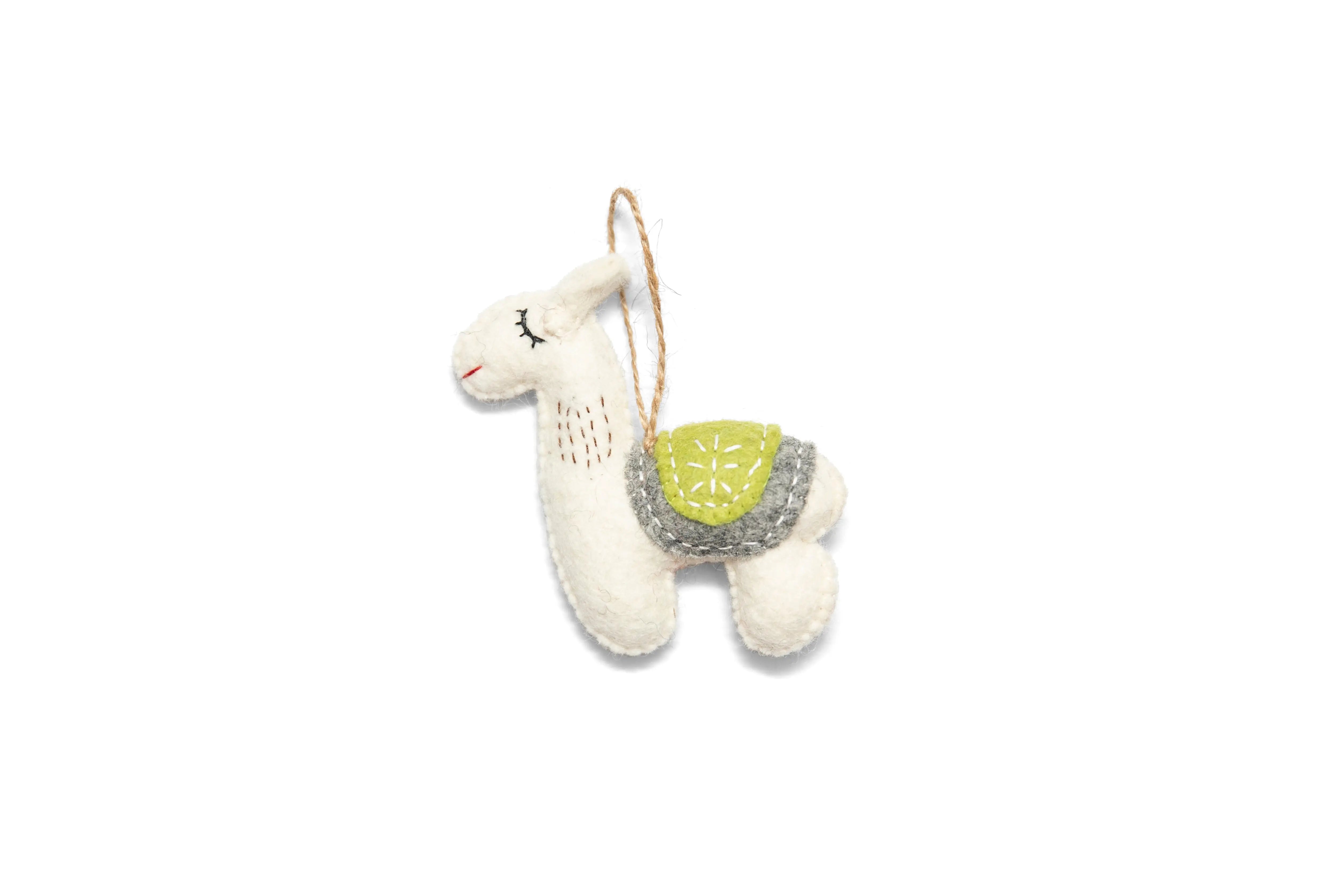 Handcrafted Llama Felt Toy: Pure Delight - Best HimalayaBest Himalaya