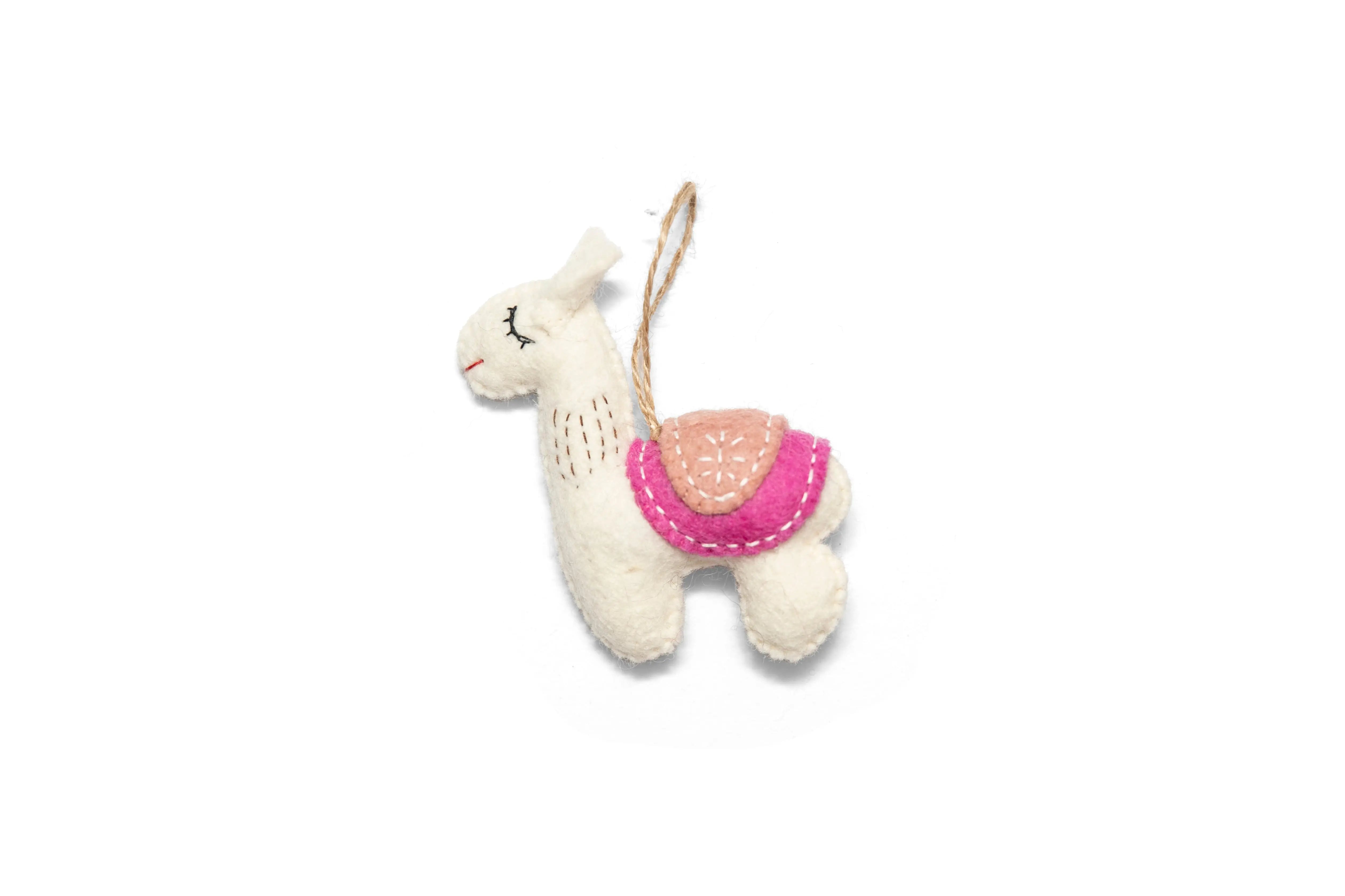 Handcrafted Llama Felt Toy: Pure Delight - Best HimalayaBest Himalaya