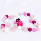 Handcrafted Mix Felt Ball Garland Sustainable Home and Party Decor - Best HimalayaBest Himalaya