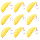 Handmade Felt Smiley Banana Keyring – Colorful Keychain – Cute Gift or Bag Accessory Best Himalaya