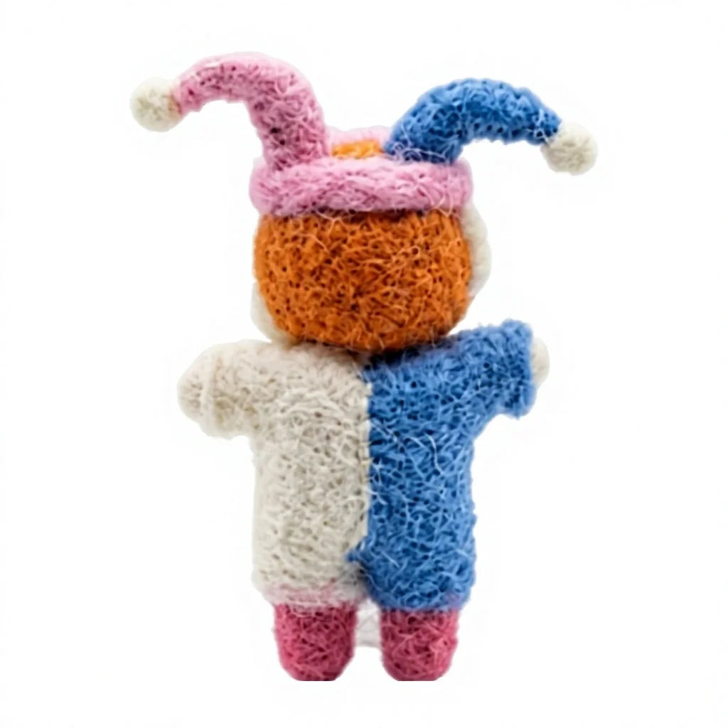 Felt Wool Clown Doll Christmas Decoration Small Cartoon Indoor Ornament – view 4