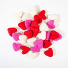 Heart Garland – Handmade in Nepal | Red, White & Pink Wool Felt Hearts for Valentine’s Day, Romantic Mantle & Love-Themed Décor Best Himalaya