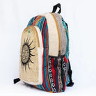 Hemp Backpack Sun & Ohm Needled Pattern - Best Himalaya