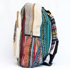 Hemp Backpack Sun & Ohm Needled Pattern - Best Himalaya