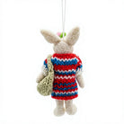 Felt Wool Rabbit Ornament Red Blue White Sweater Cartoon Animal Christmas Decoration – view 4