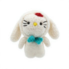 Felt Wool Hello Kitty Dolls with Red Bow and Teal Tie Small Cartoon Plush Toys Indoor Christmas Decoration – view 2