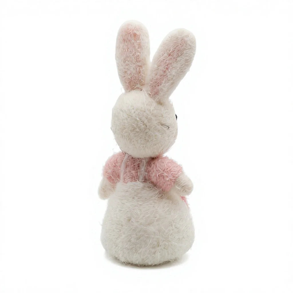 Felt Wool Christmas Meadow Scholar Bunny Artisan Hanging Ornament – view 3