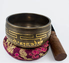 High Quality Antique Tibetan Singing Bowl Buddhist Mantra Carved Design - Best HimalayaBest Himalaya