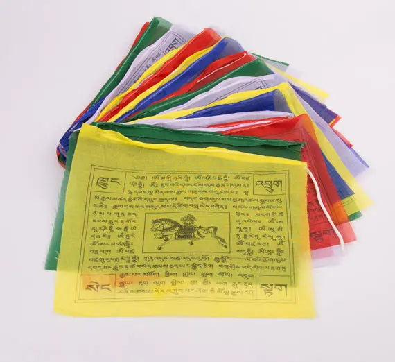 Lungta Tibetan High Quality polyster Prayer Flag set - Best HimalayaBest Himalaya