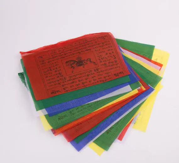 Lungta Tibetan High Quality polyster Prayer Flag set - Best HimalayaBest Himalaya